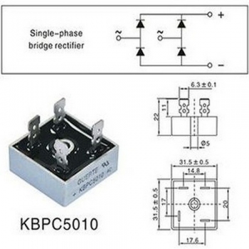 KBPC5010 характеристики