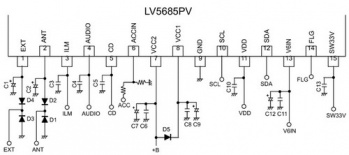 LV5685 схема включения