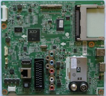 Основная плата LG EBR76922709 (EAX64891304 LD31B/LC36B) для телевизора 
LG39LN540V (панель HC390DUN-VCFP1-11XX).