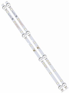 LED-подсветка 06-2-24F1D-2X4-0D35-EMC3030-390X10MM-0.8T-V0 (комплект 2 планки)