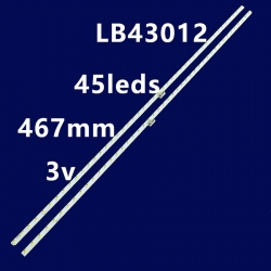 LED-подсветка LB43012 V0_00, V1_00 (комплект 2 планки)