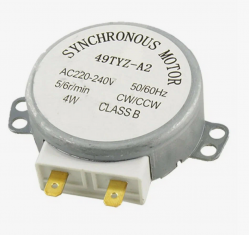 Двигатель вращения поддона 220V 49TYZ-A2 (5 об/мин)